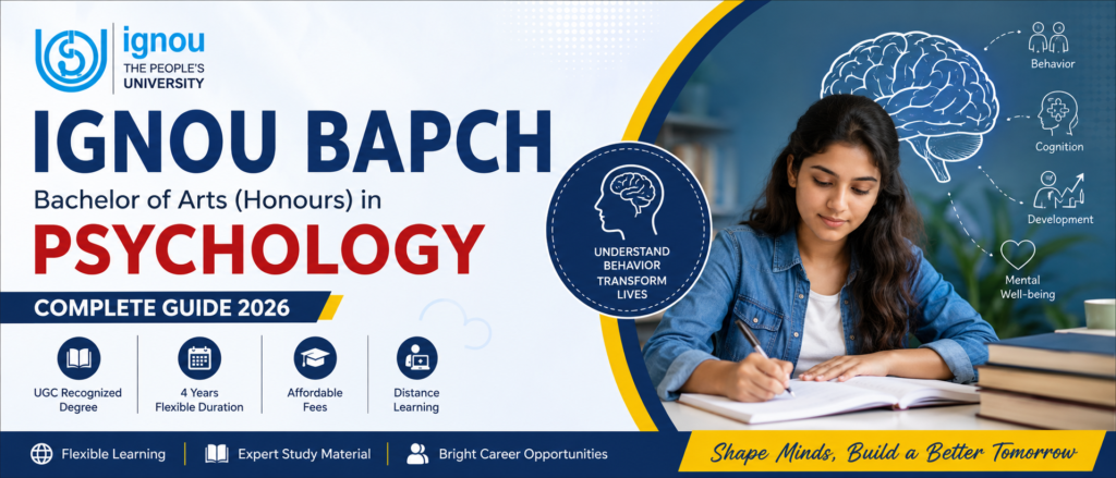 IGNOU BAPCH – Complete Guide 2026