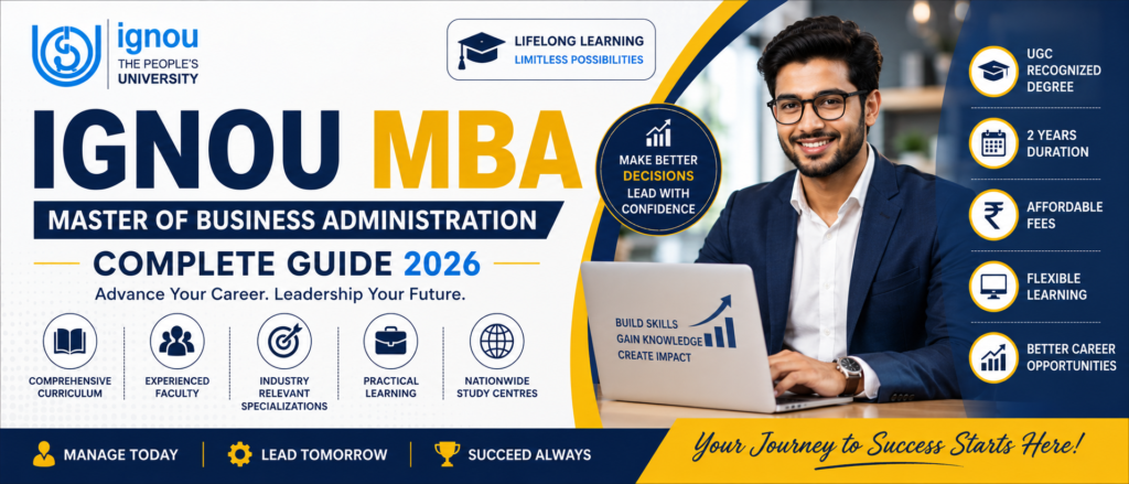 IGNOU MBA – Complete Guide 2026